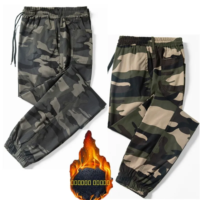 

Winter Camouflage Pants Thiened Fce Loose Casual Workwear Trousers Men's Outdoor Dirt Resistant Wear Resistant Labor Pro...