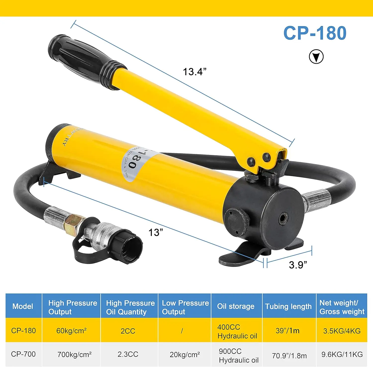 Cp-180 Hydraulic Pump Hand Operated Pump Hydraulic Hand Pump Manual Pump