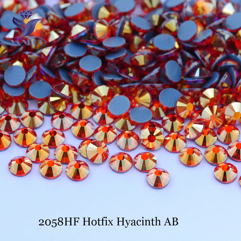 YANRUO 2058HF SS16-SS30 Hotfix Strasssteine Boutique Kristall Bügelsteine für Kleidungsstücke DIY Schmucksteine für Jacken – Detail 6