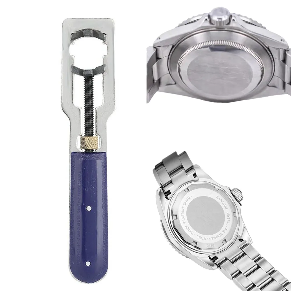 Image of 1 Stück 14-35mm Verstellbarer Uhrengehäuseöffner Rückseitenentferner Metall-Schraubenschlüssel Uhrmacher Uhrenreparatur-Werkzeug