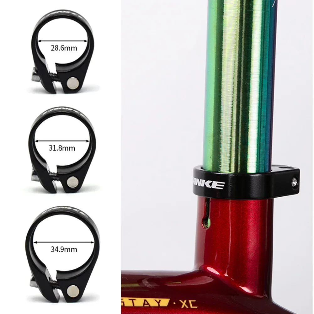 

Bicycle Seat Clamp Quick Release Seatpost Mountain Bike Seat Post Clamp Aluminum Lightweight Clamp For Road Bike Men Women