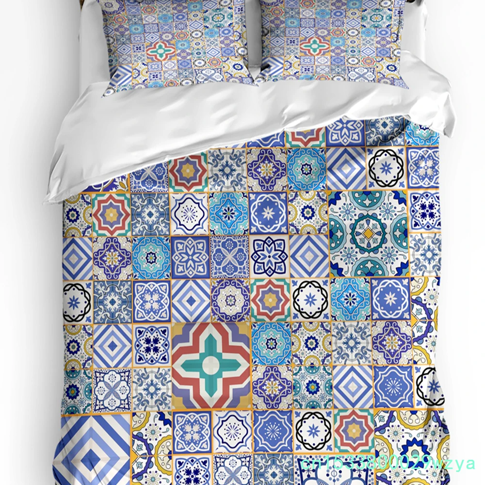 3pcs Bedding Set Morocco Home Textile Duvet Cover Pillow Case Boy Kid Teen Girl Bedding Covers Set