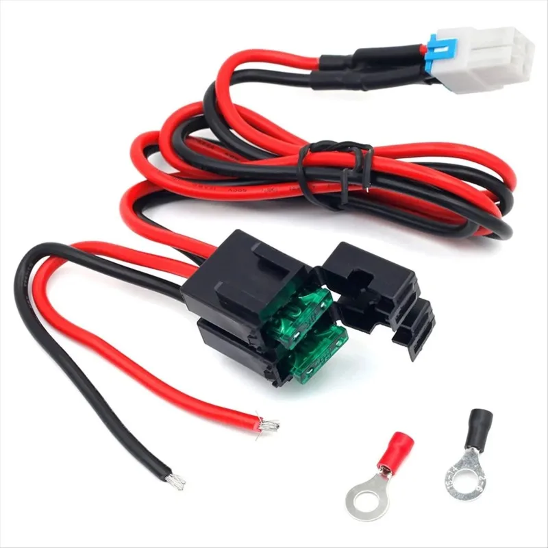 4 Pin 12AWG DC Power Supply Cord, Heavy Duty DC Power Cable for Portable Shortwave Radio Transceiver Equipment