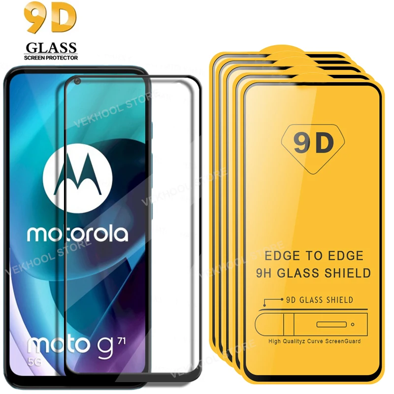 9D Glass for Moto G Stylus One G60 G22 E7 G31 G5 G51 G42 G71 G7 G8 G9 Plus Motorola Anti Explosion Screen Protector Film