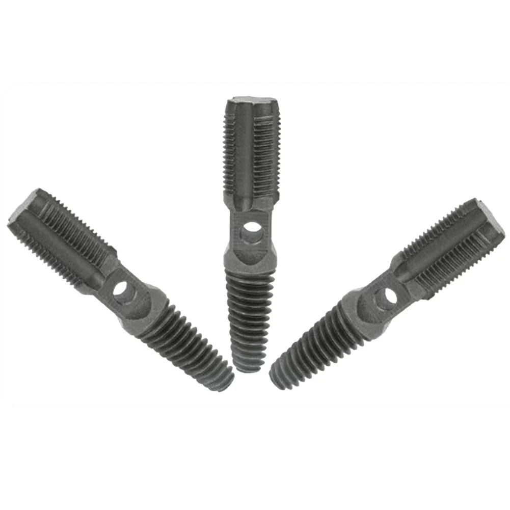 Practical Water Pipe Extractor 40CR Bolt Screw Removal Silver With Rod Broken Screw Extractor Double Head Design Drill Bits