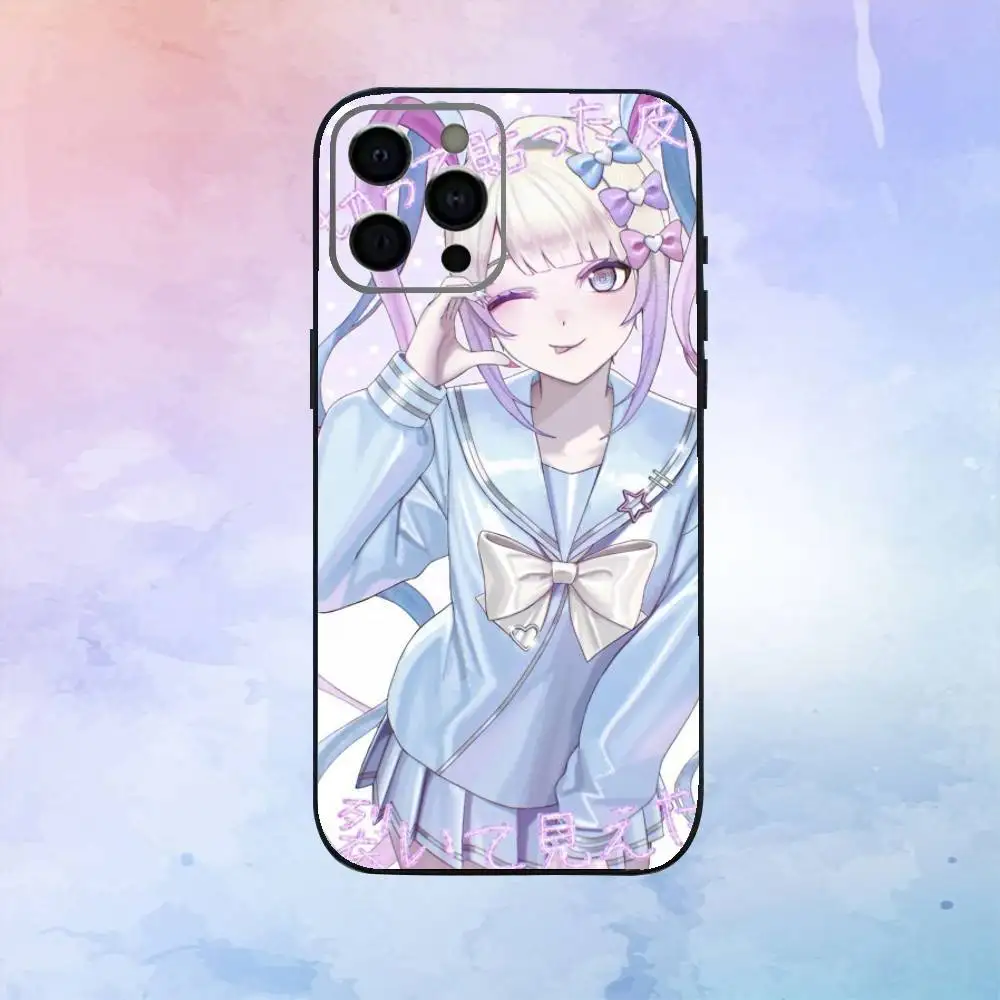 N-needy S-streamer O-overload Capa de telefone para iPhone17,16,15,14,13,12,11 Plus,Pro Max Soft Black Cover