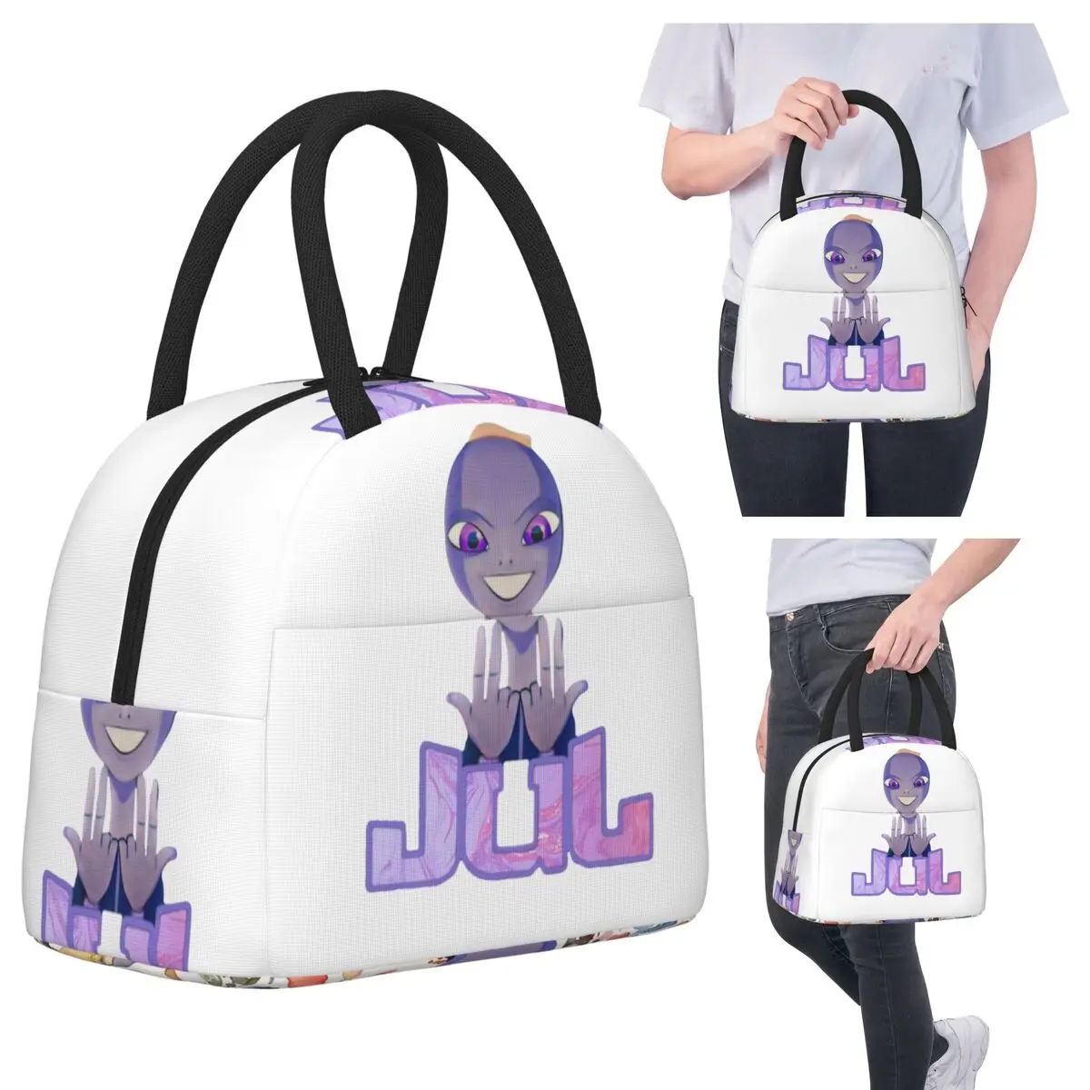 

Jul Insulated Lunch Bag for Kids School Cooler Thermal Food Box Tote Leakproof Lunch Boxes Container