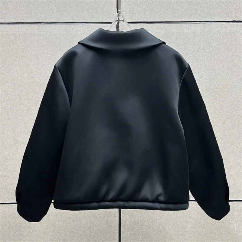 Women's jacket 2026 Winter New Double breasted Slim fit Women's Coat Short lapel Women's padded jacket women's parka Outerwear