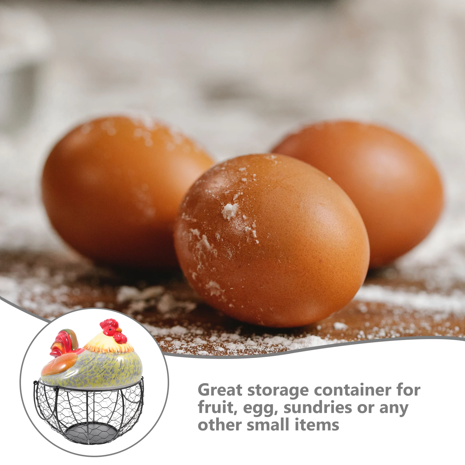 

1Pcs Versatile Iron Art Fruit Basket with Excellent Craftsmanship for Various Storage Needs Iron Art Basket Sundries Container