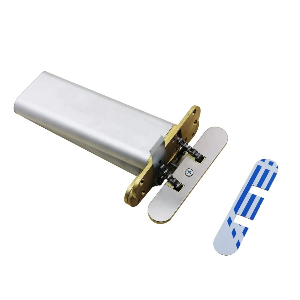 Concealed hydraulic jamb door closer