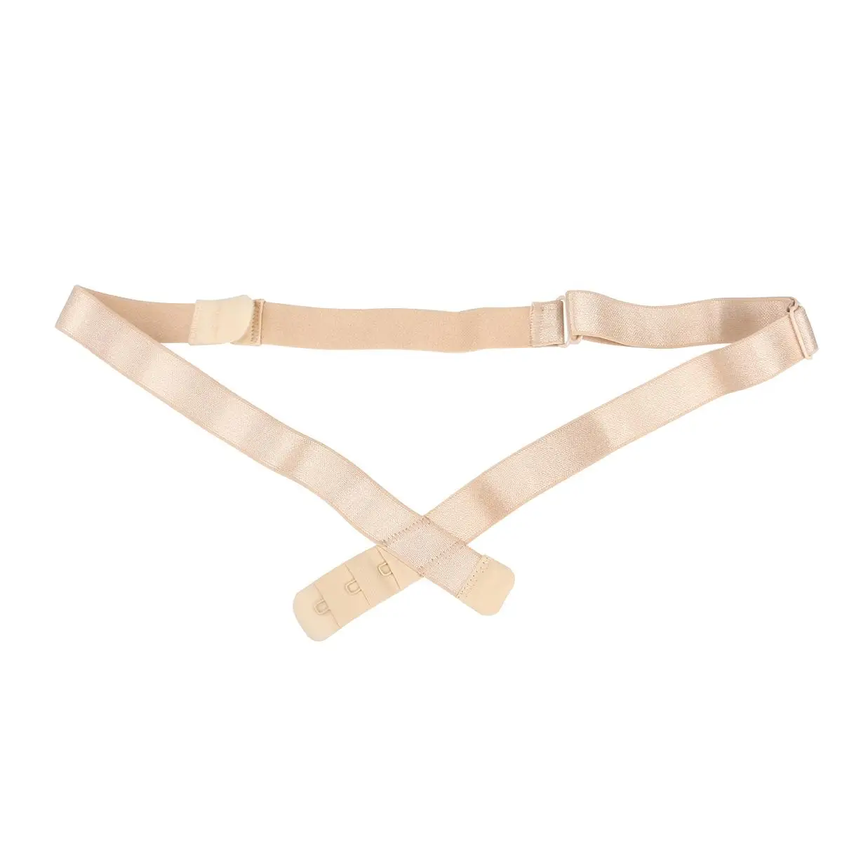 Bra Back Strap Backless Dress Converter Extender Cross Belt 3 Hook Low Attachment