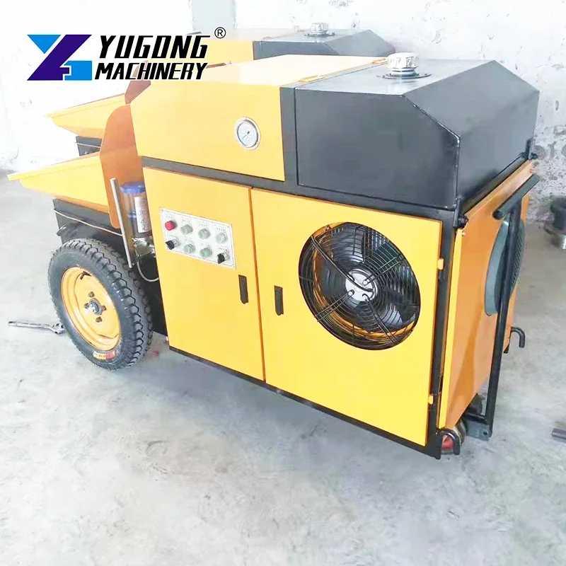 

Yugong factory price concrete conveying pumps with high performance