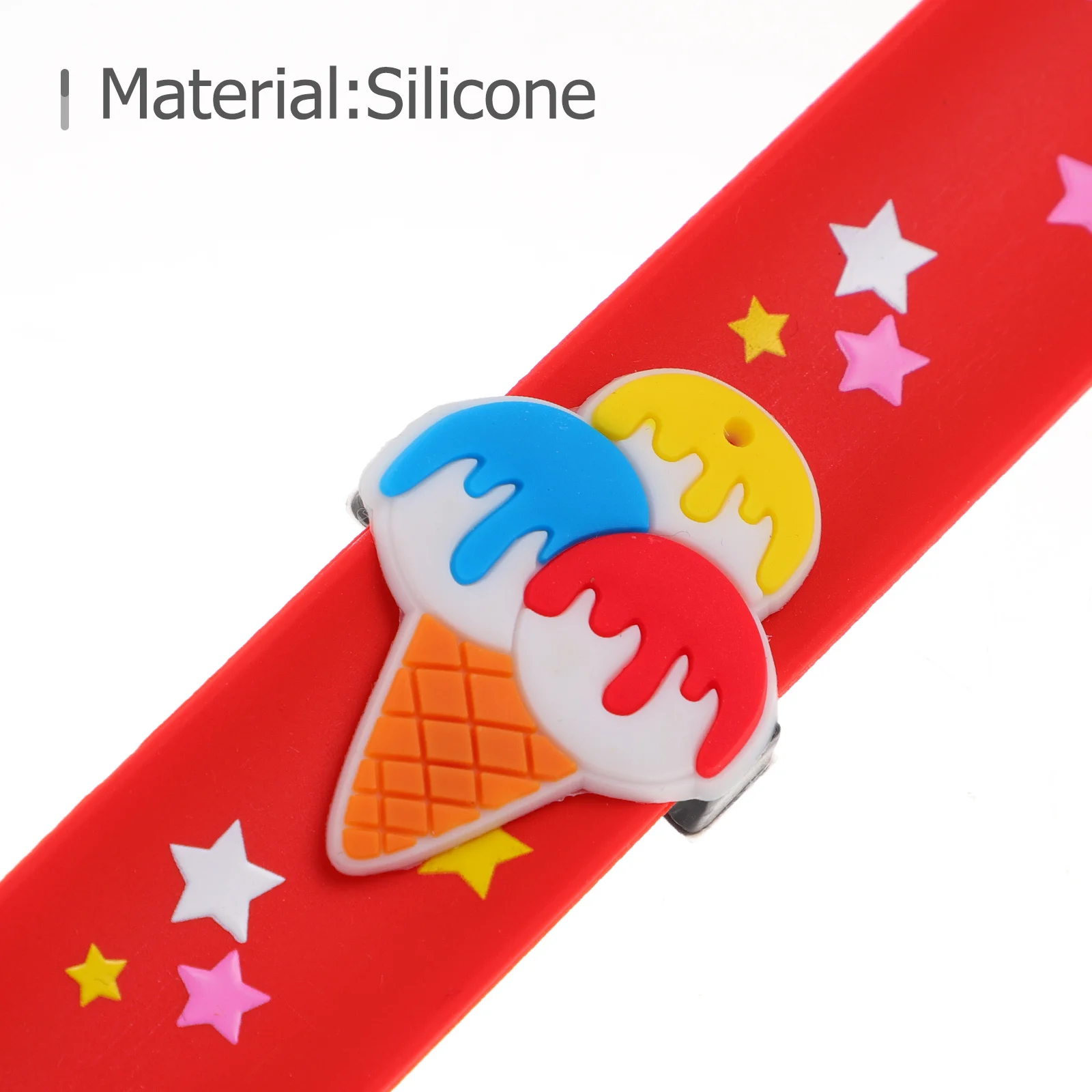 

6Pcs Kids Slap Bracelets Hawaiian Style Children Party Favors Lightweight Wristbands for Boys Girls Slap Bracelets for Kids