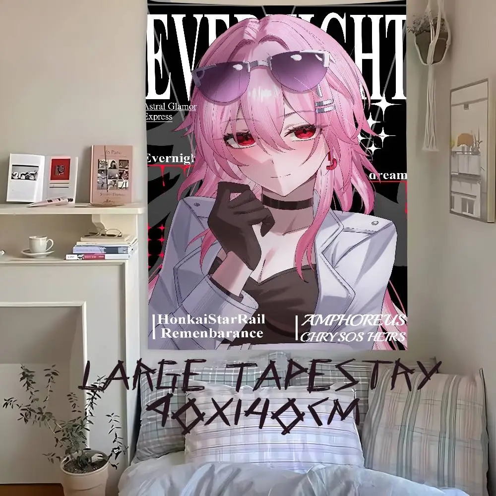 Honkai Star Rail Hot Evernight Tapestry: The Ultimate Bedroom Accent That Transformed My Space