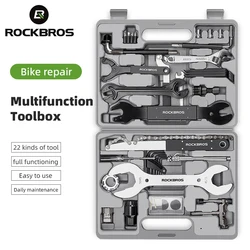 ROCKBROS Bicycle Repair Tool Kits Box Multifunctional 44 in 1 Bicycle Combination Tools Set Professional Sets Bycicle Accesories