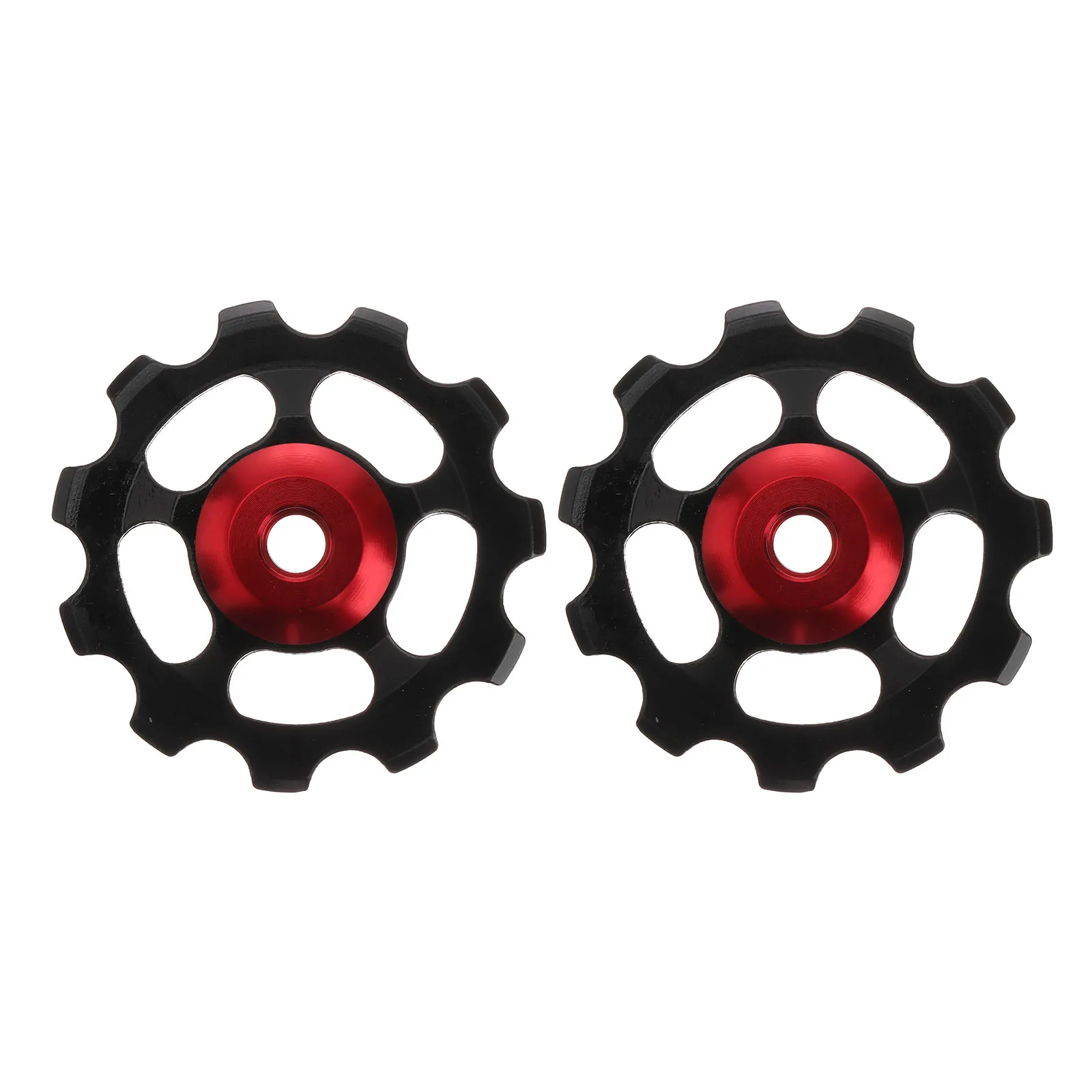 

2pcs Rear Derailleur Pulley 11t Bike Gear Replacement Mountain Transmission Accessory Aluminum Durability Easy Install Long Life
