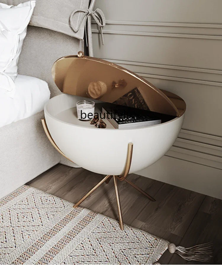 

zxqSimple Modern Bedroom Small Bedside Cabinet Household Mini Storage Cabinet Simple Bedside Supporter