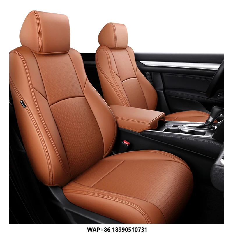

Custom Made for Car Seat Covers for 5 Seats Luxury High Quality Nappa Leather Original Custom Fit for CRV Accord HRV