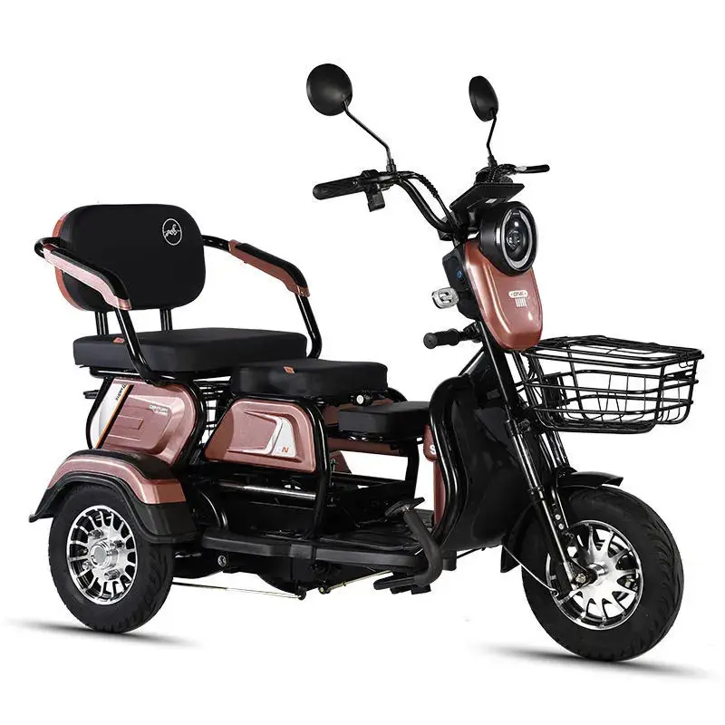 

Youyuan Electric Vehicle Factory Wholesale Cool Leisure Electric Tricycle for the Elderly to pick up and drop off children's