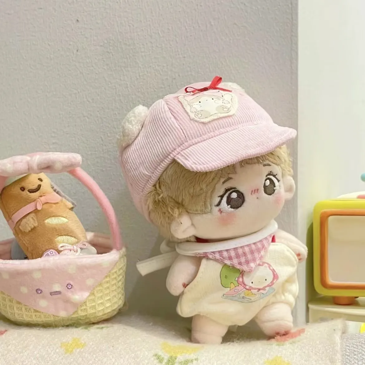 10cm 여름 분위기, 바다 소금, 강아지, 작은 돼지, 면 인형, 10cm 아기 옷, 봉제 옷, 귀여운 옷을 입은 아기 옷