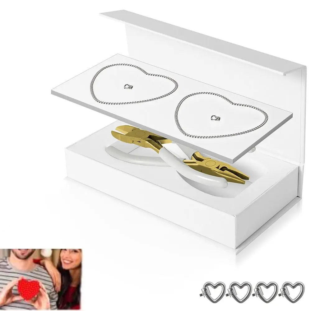 

New DIY Permanent Bracelet Kit Silver Color Stainless Steel Bracelet Making Kit Jewelry Accessories Locked Bracelet Lover