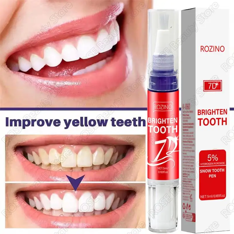Stylo de blanchiment des dents blanc éblouissant, stylo de blanchiment des dents instantané, éclaircit votre sourire, outils de soins d'hygiène des dents