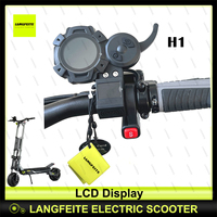 NFC LCD Display Throttle for LANGFEITE H1 Electric Scooter - Thumb Control Meter Accessories