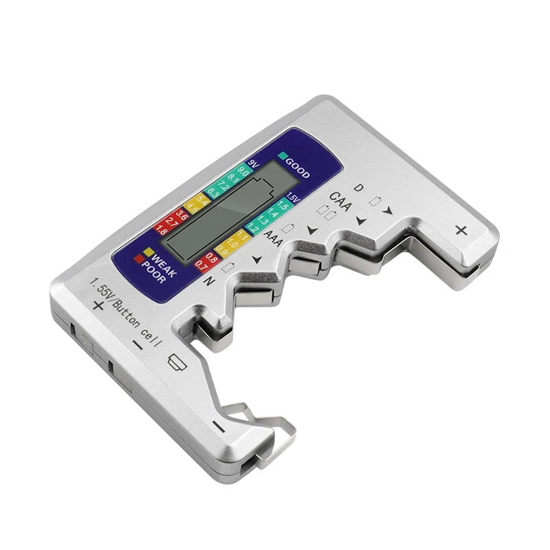 Digital Battery Tester Analyzer Testing Meter LCD Display AA AAA Button Cell Load Analyzer Battery Capacity Gauge Checker Tools