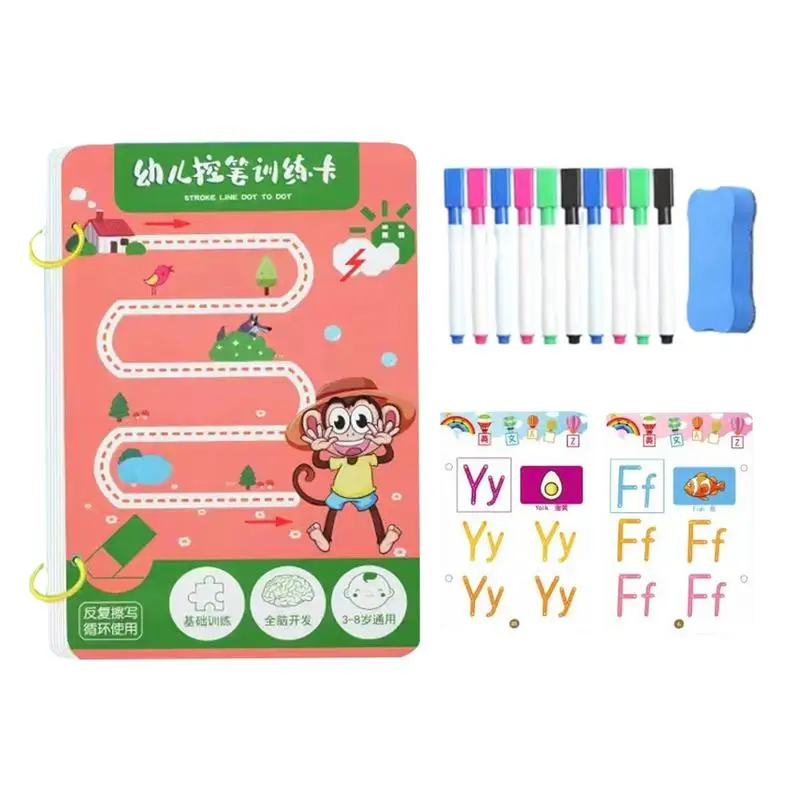 

Wipe Clean Letter Tracing Workbook Write & Erase Letter And 123 Educational Book Include Letters Numbers Shapes For Early Math