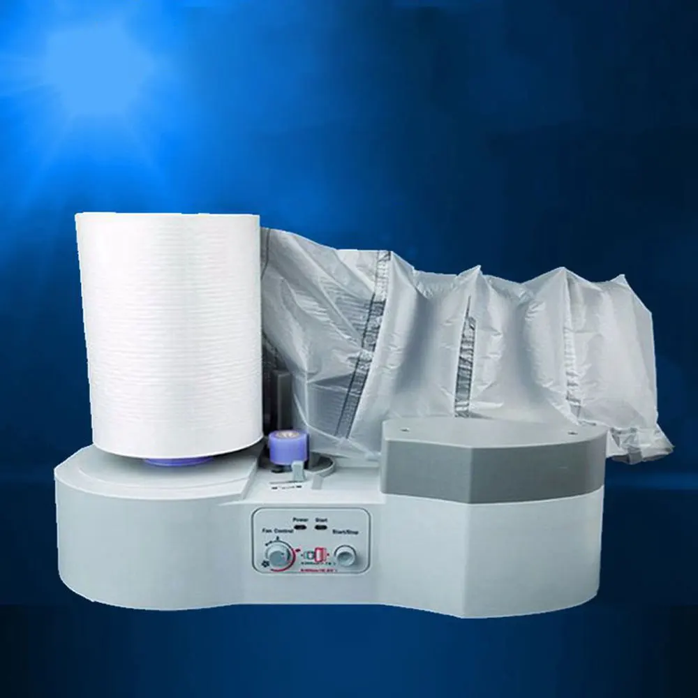 บัฟเฟอร์ Air Cushion อัตโนมัติ Inflatable Air Bubbles โลจิสติกบรรจุภัณฑ์เครื่องมือ Inflator เติม Air คอลัมน์กระเป๋าเครื่องมือ QH1000