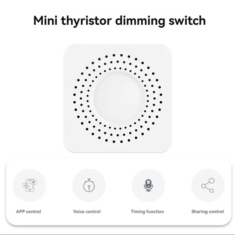 ABJI-3X Tuya Smart Dimmer Switch Module Mini Dimmable Switch Wifi Smart Home Automation DIY Breaker APP Remote Control
