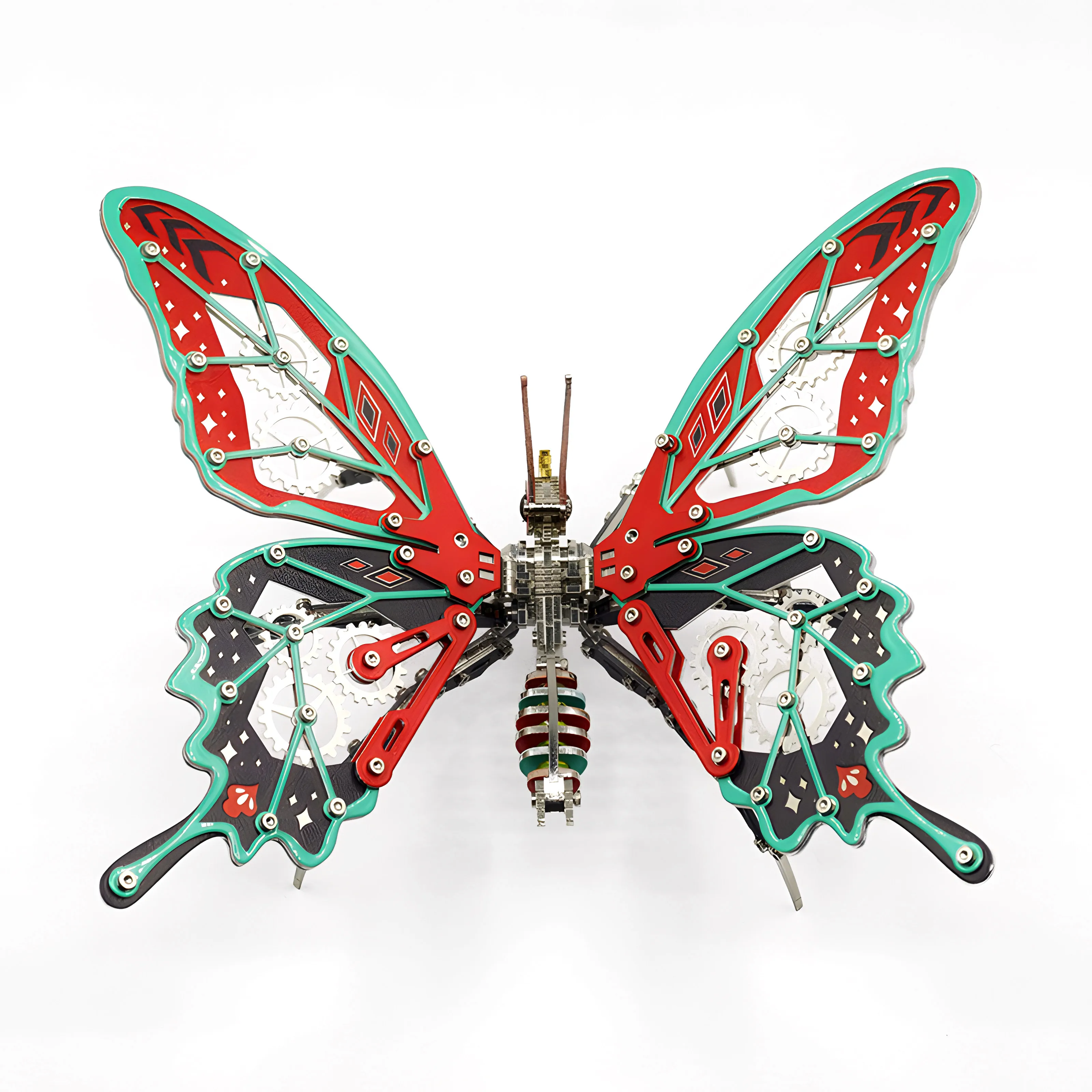 蝶 3D 金属メカニカルパズル組み立てモデル装飾手作りビルディングブロックのおもちゃ子供の友人のためのギフト