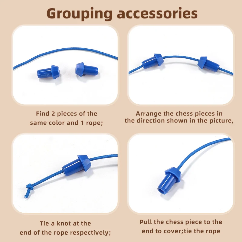 2025年新作 ロープブレイクバトルチャレンジ パズルおもちゃ 結び目おもちゃ 子供用ロープデコードゲーム 論理トレーニング