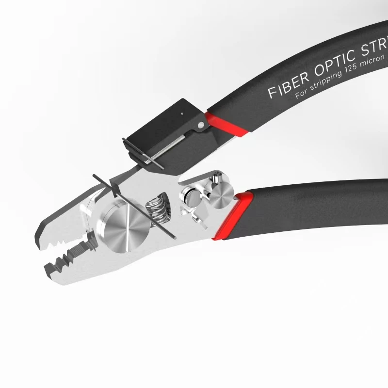 Multifunctional Stainless Steel Fiber Optic Stripper – Wiping & Stripping Tool for Bare Fiber, Drop Cable, and Kevlar