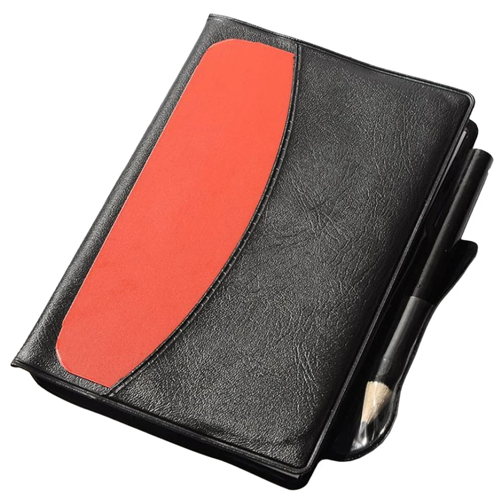 1セット赤黄カード審判セット標準サッカーカード耐摩耗性ポータブルプロ審判財布試合用品