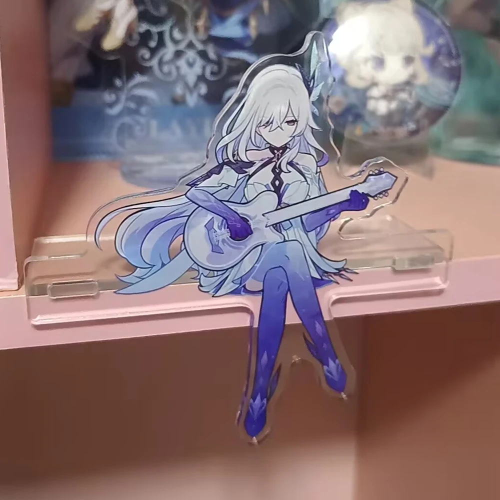 Figur Akrilik Genshin Impact Skirk untuk Cosplay, Dekorasi Meja, Koleksi Unisex, dan Properti