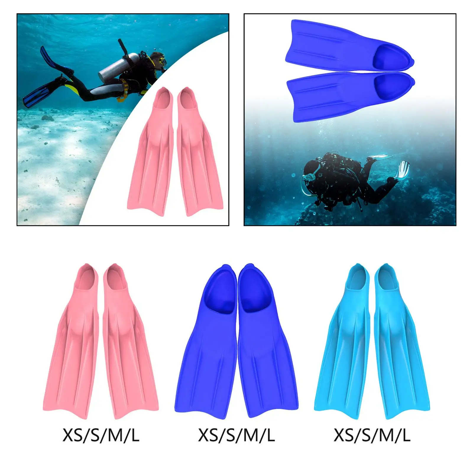 Плавники для подводного плавания, удобные легкие ласты для плавания, для путешествий и тренировок, для мужчин и женщин
