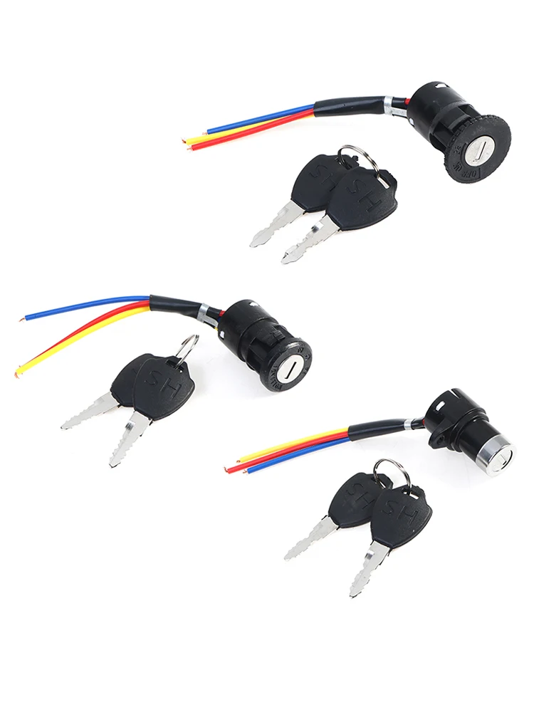 AliExpress NONE Ignition Switch Key Power Lock Universal Electric Bicycle Biking Portable Dustproof Cycling Parts for Electric Scooter