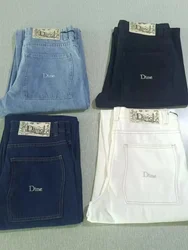 Short en jean droit en coton brodé pour homme, pantalon d'été rétro américain, pantalon de patineur High Street, cargo Y2k