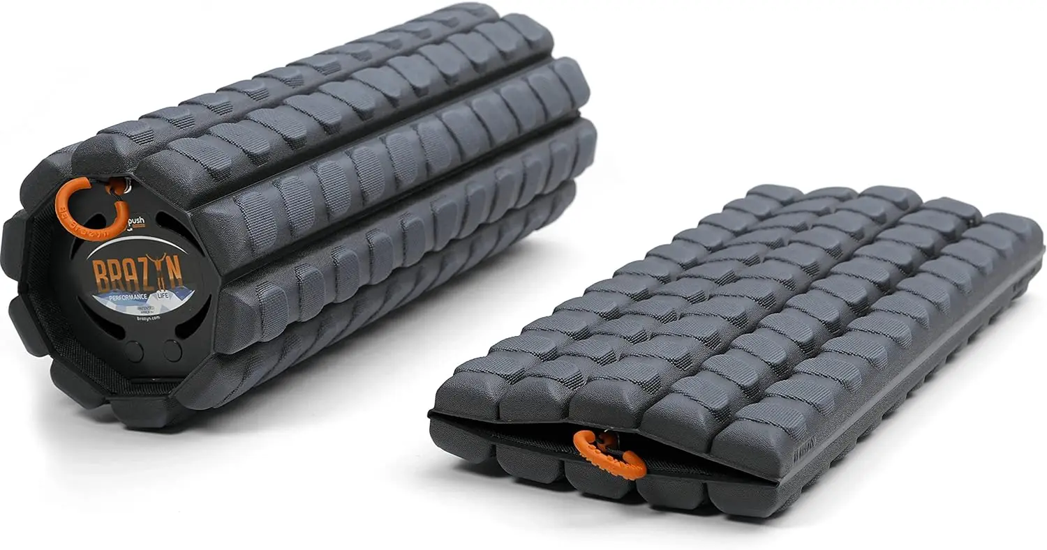 Foldable Travel Foam Roller for Back Pain Relief, Exercise Muscle Recovery  Back Massager, Deep Tissue Leg Massage