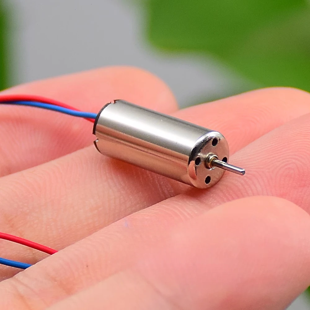 1PC Mini 7mm*16mm 716 Coreless Motor 0.8mm Shaft DC 3.7V-4.2V High Speed Engine for Nano Aircraft Drone Quadcopter