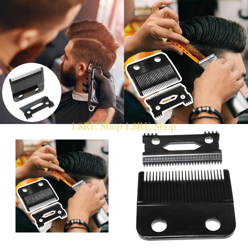 

L8RE Smooth Cutting Replacement Hair Trimmers Shareful Head Metal Texture Suitable for Comfortable and Efficient Use