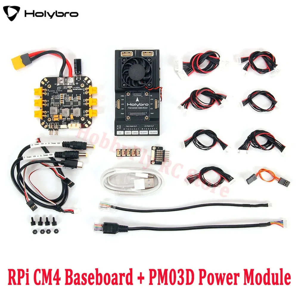

HolyBro Pixhawk RPi CM4 Baseboard with 6X Flight Controller PM03D for Autopilot RC Drone Developers