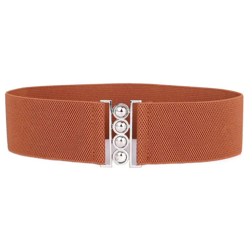 ZLY-Ceinture artificiel astique Réglable pour Femme, Manteau Simple et Décontracté, Style Élégant, Métal Argenté, Structure, Couleur Unie, Taille, Nouvelle Mode, 2023