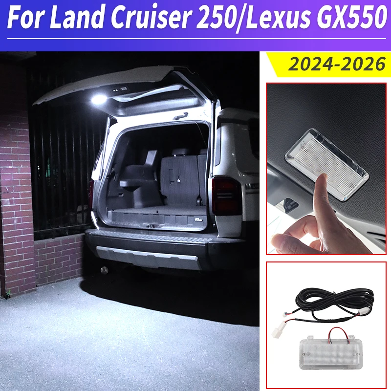 

Для Toyota Land Cruiser 250 2024-2025 Prado LC250 Lexus gx550 550h освещение задней двери, обновленные аксессуары для модификации