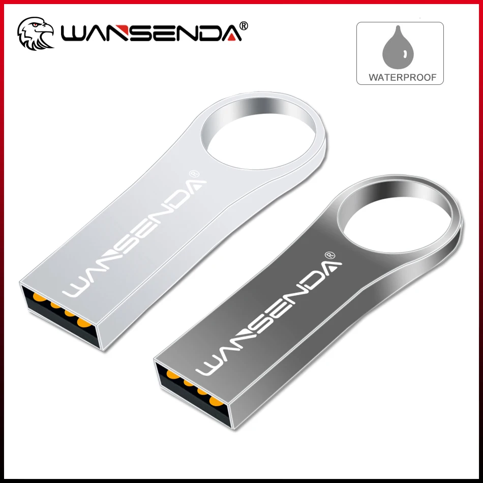 WANSENDA USB Flash Drive Pen Drive 8GB 16GB 32GB Real Capacity USB Stick 2.0 64GB Pendrive 128GB Flash Memory Stick