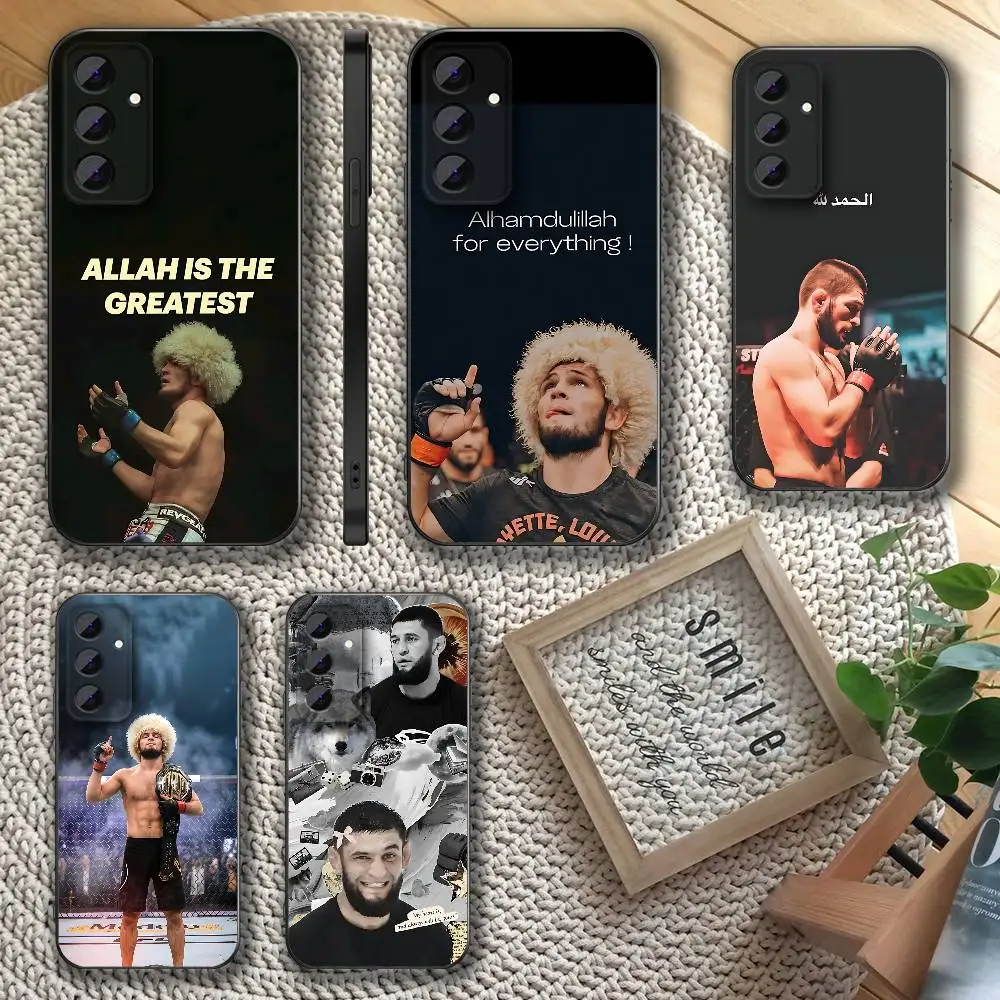 

K-Khabib N-Nurmagomedov Phone Case For Samsung S22,S24,S20,S25,S23,S30,S26,Ultra,Plus,5G ,Fe,Lite Tpu Cover