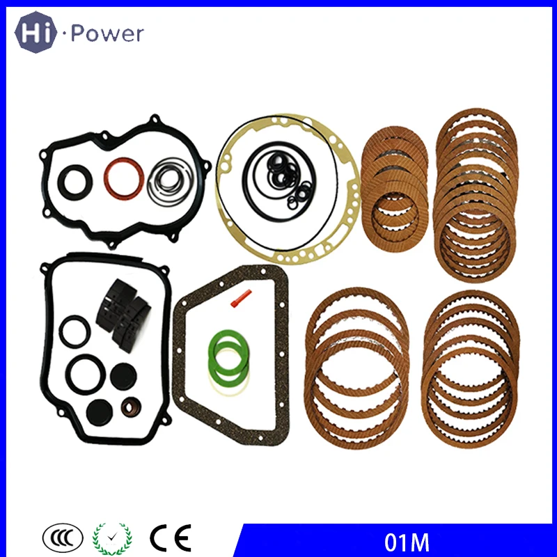 

01M Automatic Transmission Clutch Seal Overhaul Repair Kit friction Plate Car For Audi VW Gearbox Disc Rebuild Kit