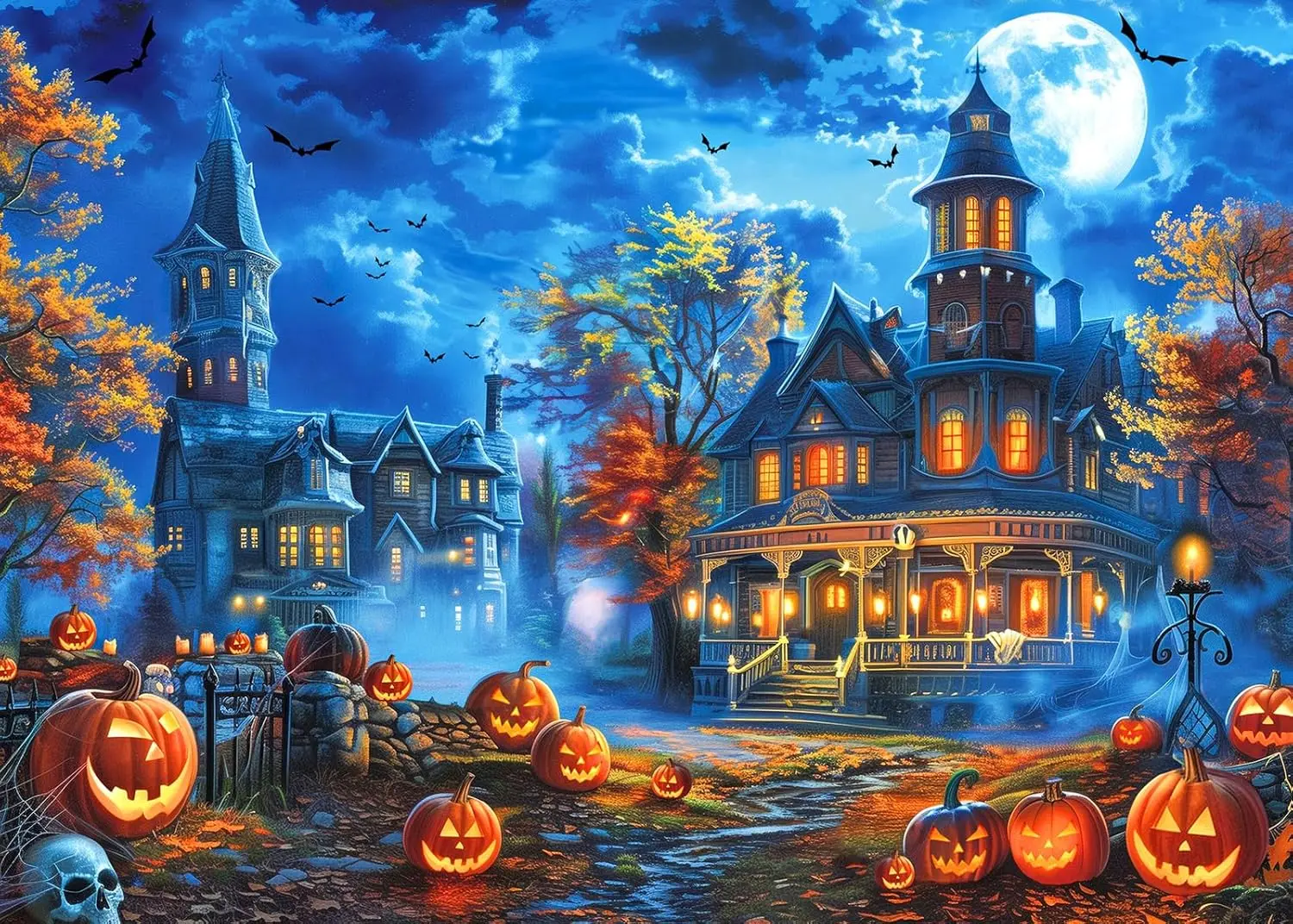 

Пазлы на Хэллоуин для взрослых, 150/300/500/1000 шт., головоломки на Хэллоуин для взрослых, игра-головоломка, игрушка в подарок