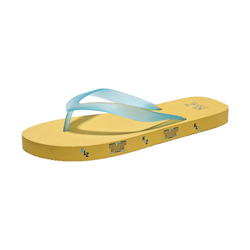 

Flip-flops men's summer non-slip cool slippers foot-pinching trend rubber wear-resistant outer wear